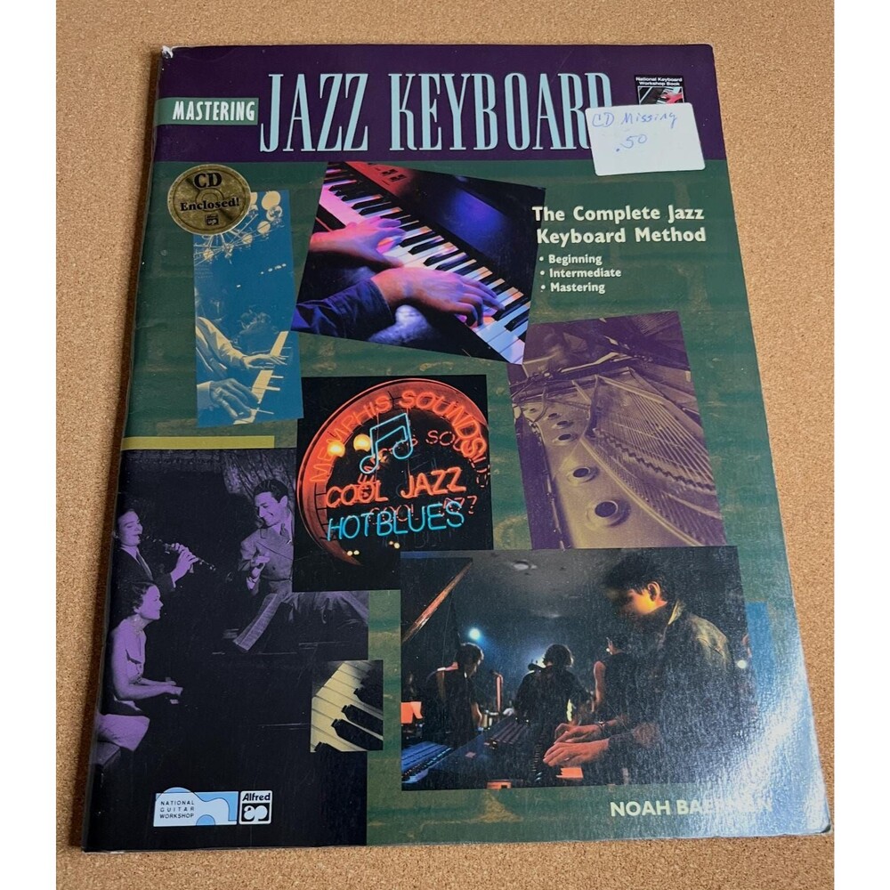 Mastering Jazz Keyboard book instruction